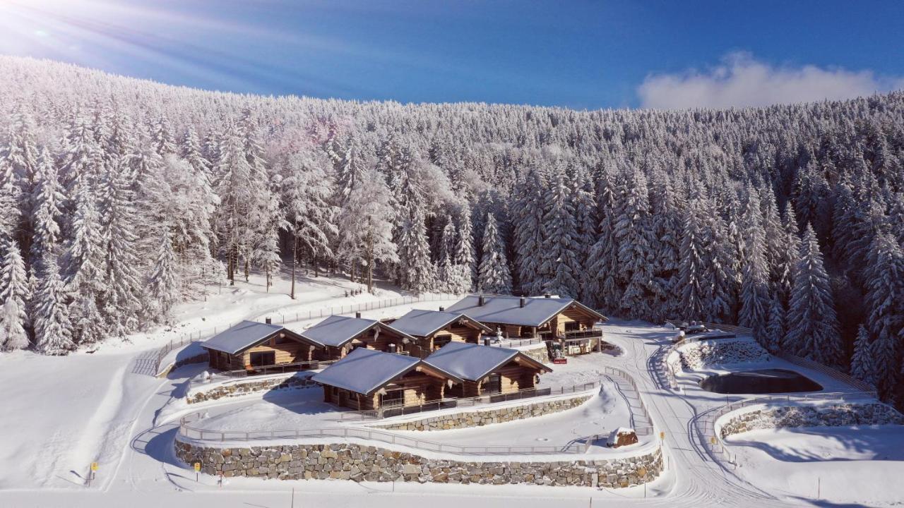 Oberschwarzenberg Blockhausen Luxus Chalets מראה חיצוני תמונה